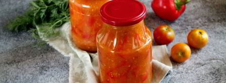 сладкий перец в помидорах без масла на зиму. Шаг 14