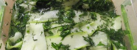 быстрые малосольные кабачки. Шаг 10