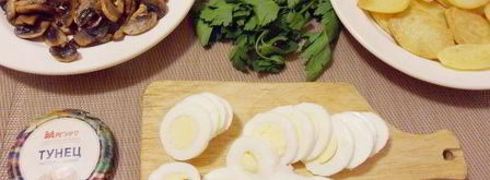 консервированный тунец в сметане. Шаг 8