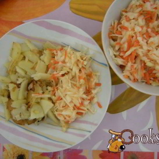 Рецепт малосольной капусты с морковью