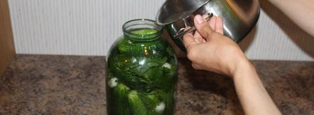 малосольные огурчики горячим способом. Шаг 3