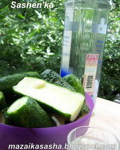 Малосольные огурчики в пакете