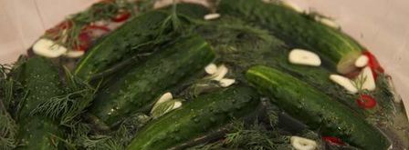 малосольные огурцы на минеральной воде. Шаг 6