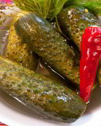 Малосольные огурцы по-абхазски