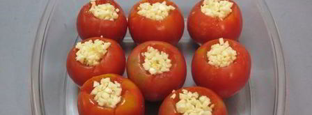 малосольные помидоры с чесноком. Шаг 4