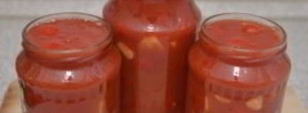 помидоры в собственном соку с чесноком. Шаг 4