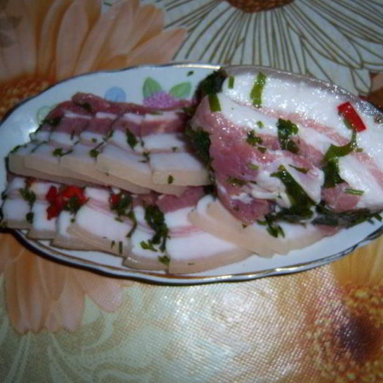 Рецепт сала по-домашнему