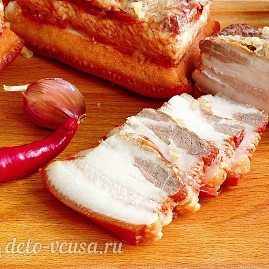 Рецепт сала в луковой шелухе в мультиварке