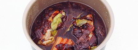 сало в луковой шелухе в мультиварке. Шаг 8