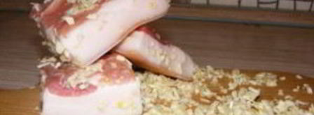 сало в тузлуке. Шаг 2