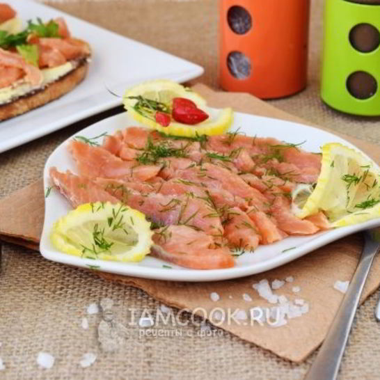 Рецепт семги слабосоленой