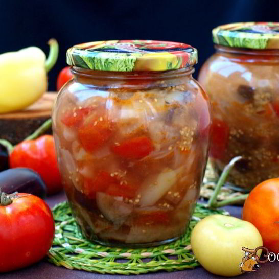 Рецепт соте из овощей на зиму