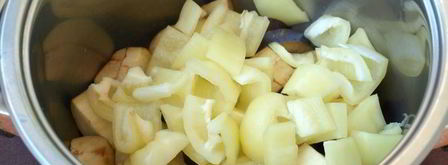 соте из овощей на зиму. Шаг 2