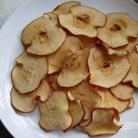 Рецепт сушеных в духовке яблоки