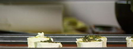 арбуз с козьим сыром и луковым вареньем. Шаг 3