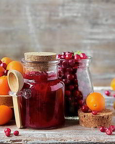 Брусничный конфитюр с кумкватами