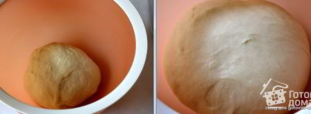 бухтельн на малиновом конфитюре. Шаг 2