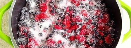 чернично-малиновое варенье. Шаг 4