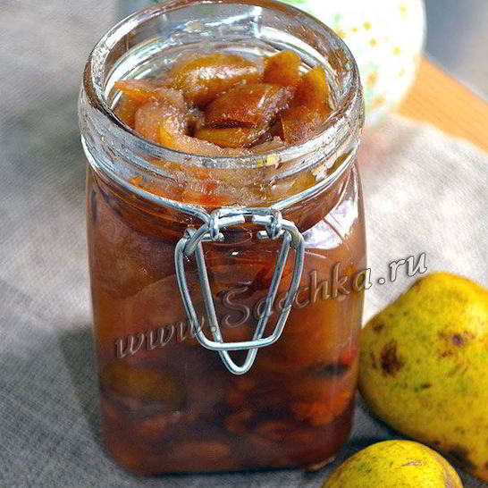 Рецепт грушевого варенья