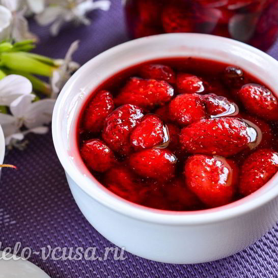 Рецепт клубничного варенья пятиминутка
