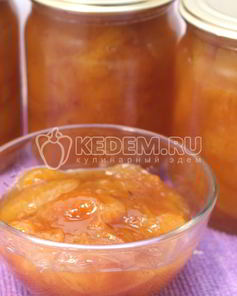 Ленивое абрикосовое варенье