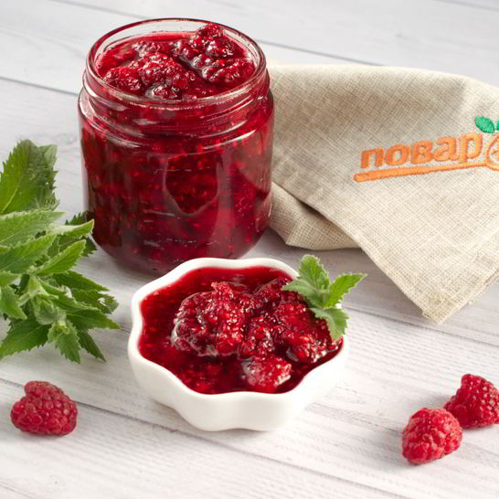 Рецепт малинового варенья с мятой