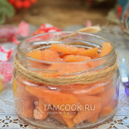 Рецепт цукатов из айвы