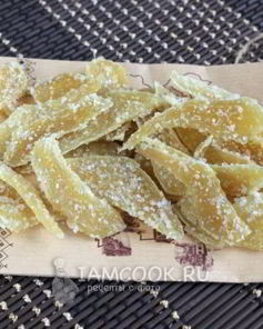 Цукаты из имбиря