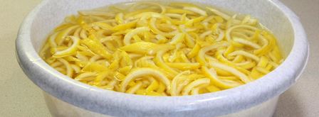 цукаты из лимонной кожуры. Шаг 4