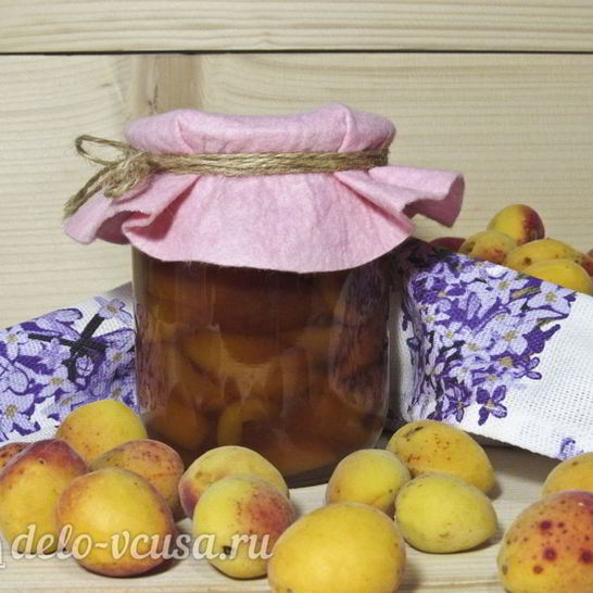 Рецепт варенья из абрикосов половинками