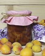 Варенье из абрикосов половинками