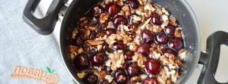 варенье из черешни с грецкими орехами. Шаг 4