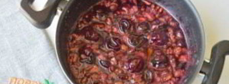 варенье из черешни с грецкими орехами. Шаг 5