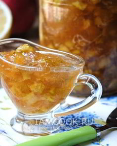 Варенье из кабачков с яблоками