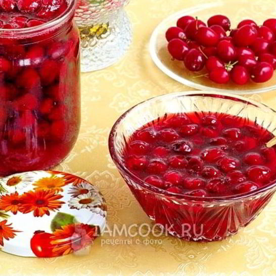 Рецепт варенья из кизила с косточками