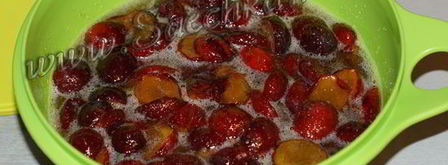 варенье из сливы с лимоном и корицей. Шаг 4