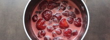 варенье-пятиминутка из замороженной клубники. Шаг 3