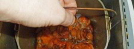 варенье в хлебопечке. Шаг 3