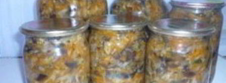 вкусная капуста с грибами на зиму. Шаг 11