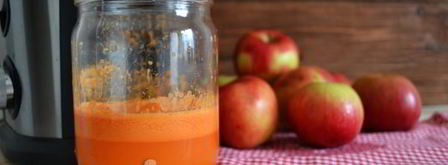 яблочно-морковный сок на зиму через соковыжималку. Шаг 5