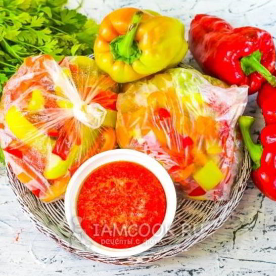 Рецепт замороженного перца на зиму