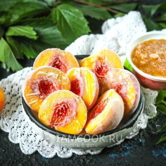 Рецепт заморозки персиков на зиму