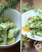 Заморозка розмарина в масле