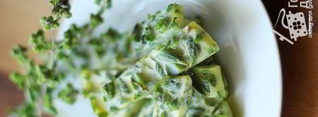 заморозка розмарина в масле. Шаг 5