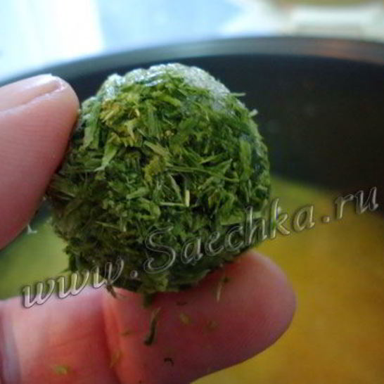 Рецепт зелени на зиму