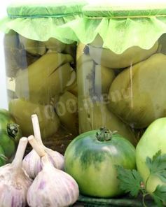 Зеленые помидоры пальчики оближешь с петрушкой на зиму