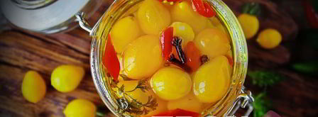 желтые помидоры на зиму. Шаг 7