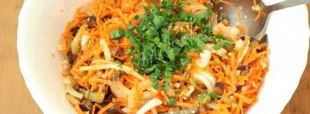 баклажаны по-корейски с морковью. Шаг 7