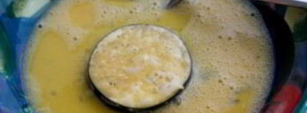 баклажаны жареные в кляре. Шаг 4