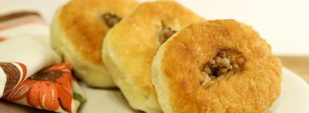 беляши с мясом. Шаг 13